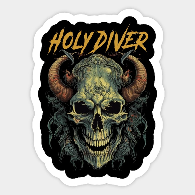 HOLY DIVER BAND Sticker by Renata's